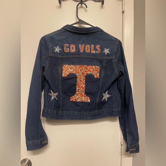 Tennessee Volunteers women’s embellished denim jacket size XS - Picture 1 of 2